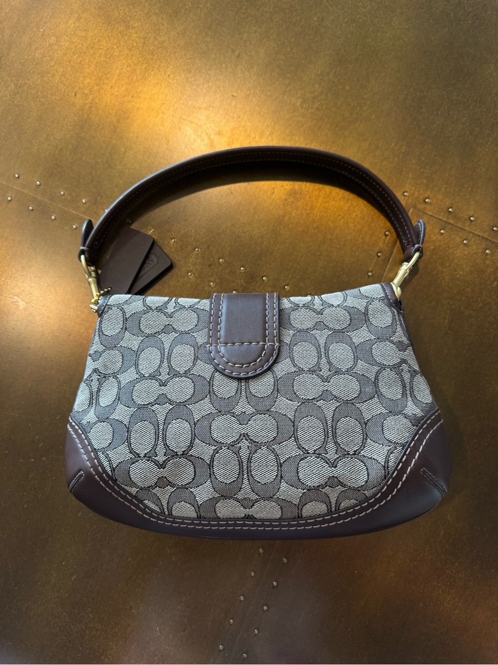 Coach Soho Flap Bag in Signature Jacquard - Picture 4 of 7